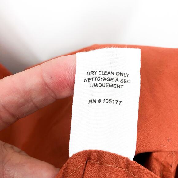 ULLA JOHNSON Women's Madeline Midi Dress Size 2 Orange Clay Ruffle Smocked NWT - Picture 10 of 13